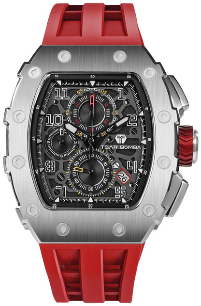 Мъжки часовник TSAR BOMBA Red Inferno Limited TB8204QRS