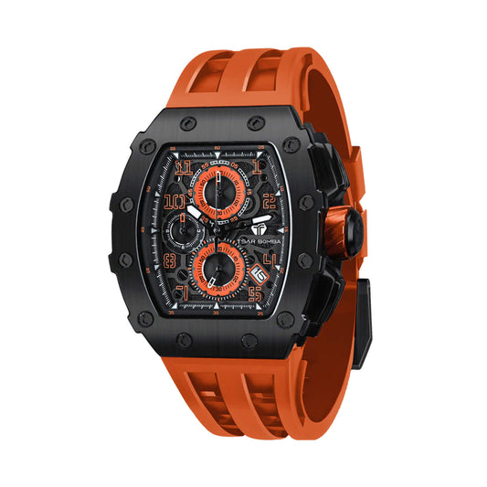 Мъжки часовник TSAR BOMBA Premium Iron Ember TB8204QR2