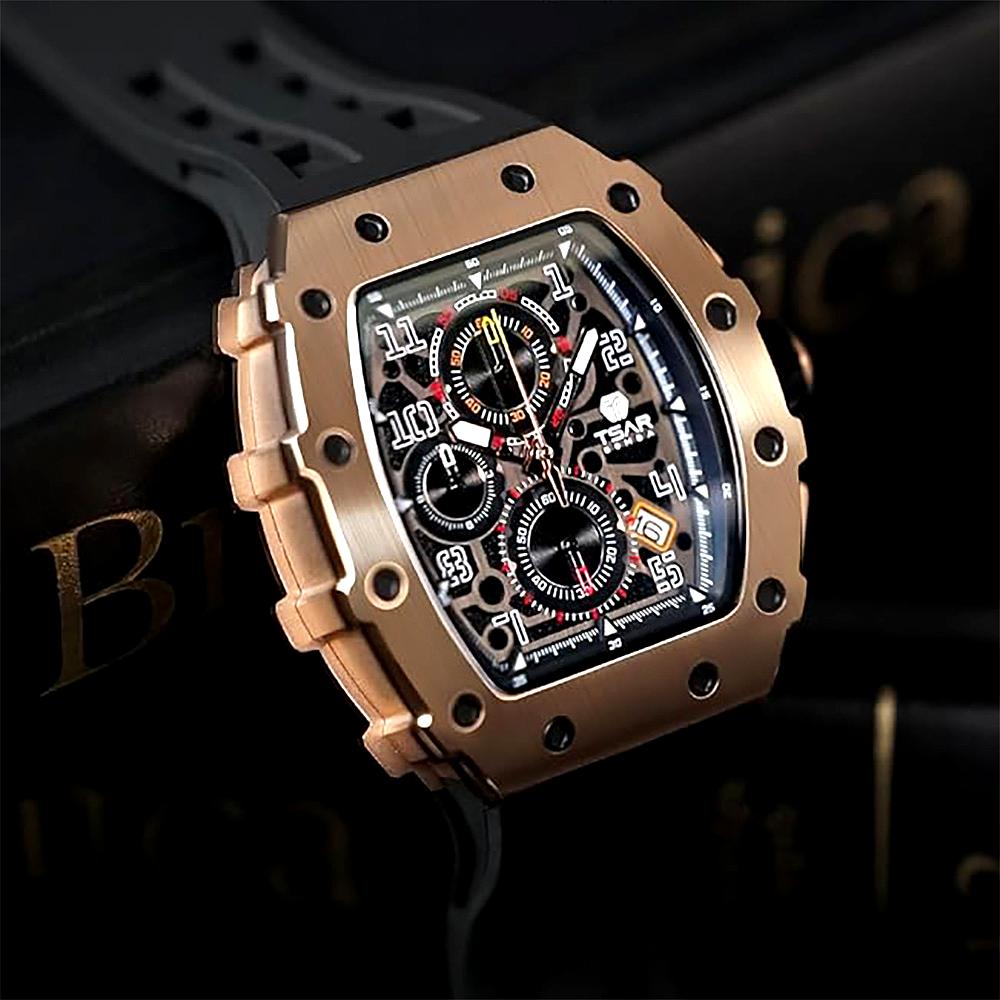Мъжки часовник TSAR BOMBA Gold Limited TB8204Q