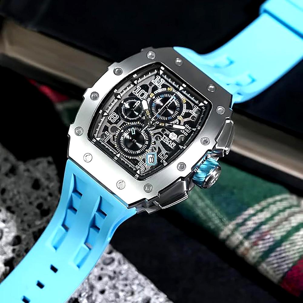 Мъжки часовник TSAR BOMBA Ultra Blue Unique Edition TB8204SB