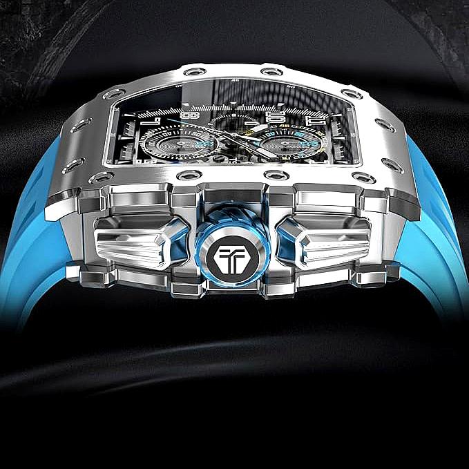 Мъжки часовник TSAR BOMBA Ultra Blue Unique Edition TB8204SB