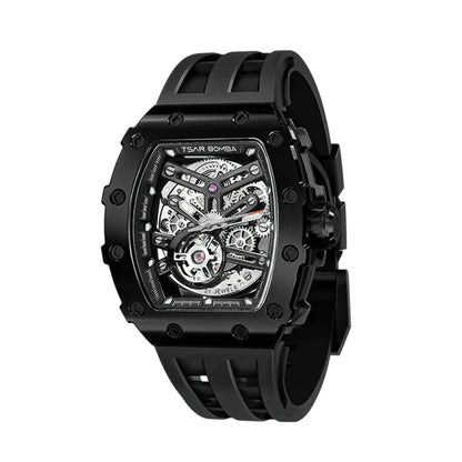 Мъжки часовник TSAR BOMBA Black Emperor Automatic JYTB8208ABB