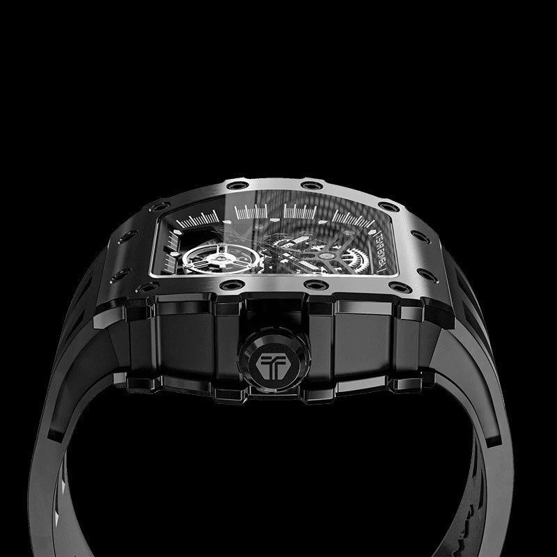 Мъжки часовник TSAR BOMBA Black Emperor Automatic JYTB8208ABB