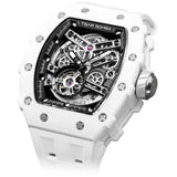 Мъжки часовник TSAR BOMBA T-Elemental Automatic Ceramic White Black TB8208C-07