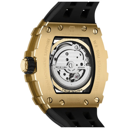 Мъжки часовник TSAR BOMBA T-Elemental Automatic Black TB8208D-13 2