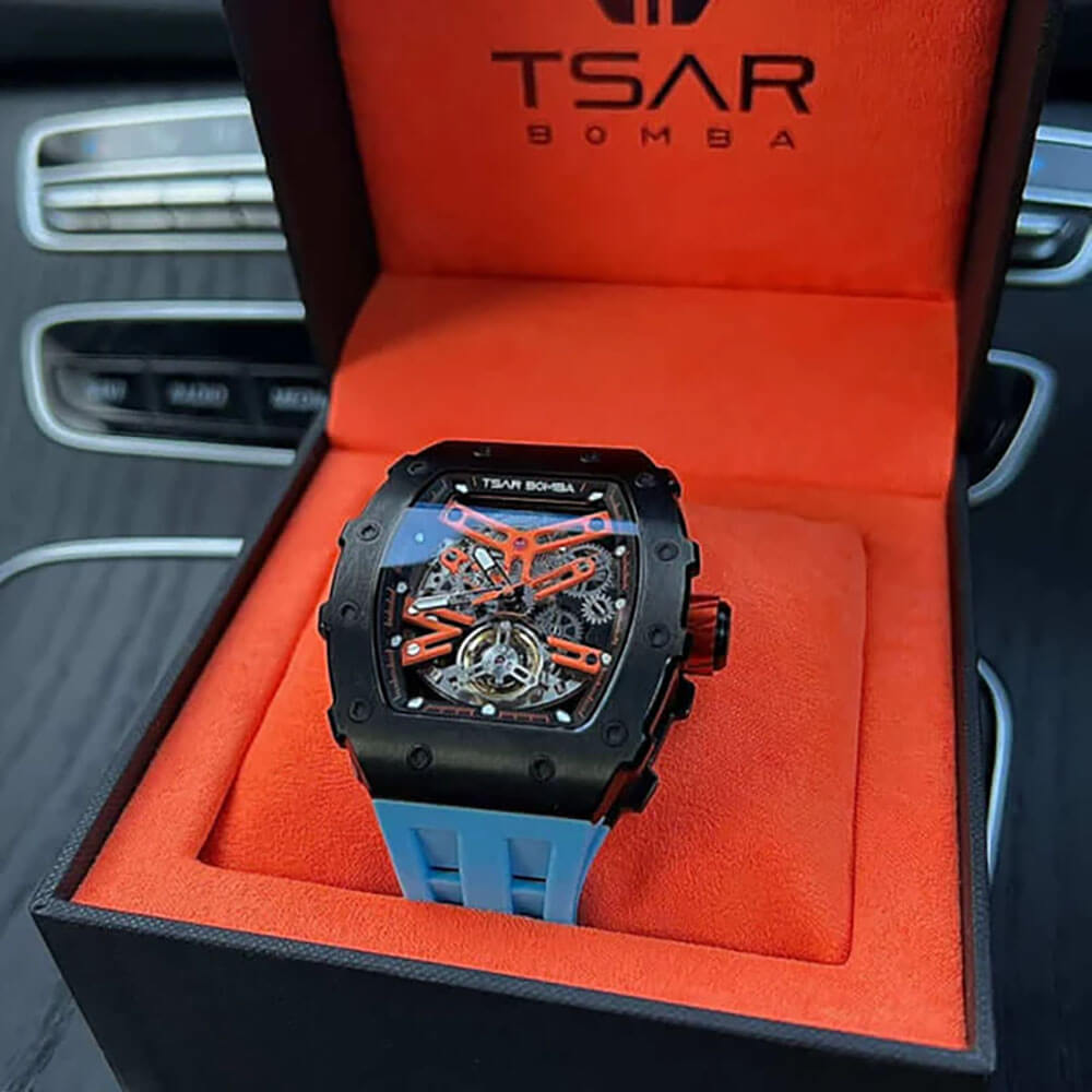 Мъжки часовник TSAR BOMBA Pulse Drift Automatic JYTB8208ORB