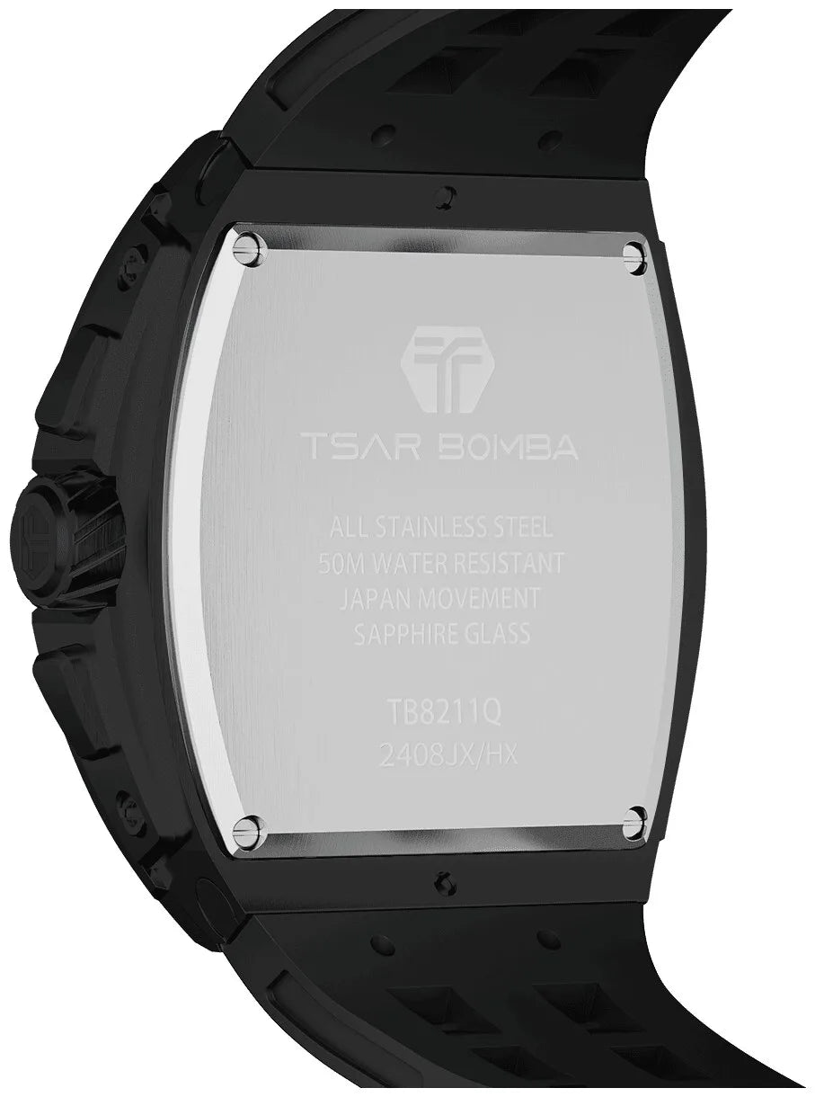 Мъжки часовник TSAR BOMBA Black Majesty Edition TB8211BB