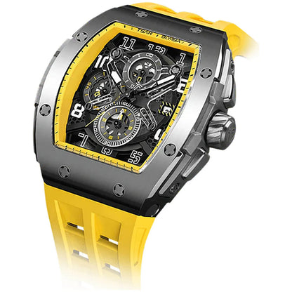 Мъжки часовник TSAR BOMBA Yellow Majesty Edition TB8211BY