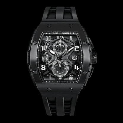 Мъжки часовник TSAR BOMBA Black Majesty Edition TB8211BB