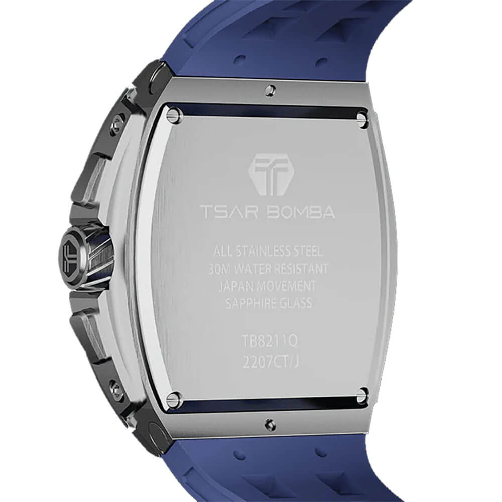 Мъжки часовник TSAR BOMBA Blue Majesty Edition TB8211BS
