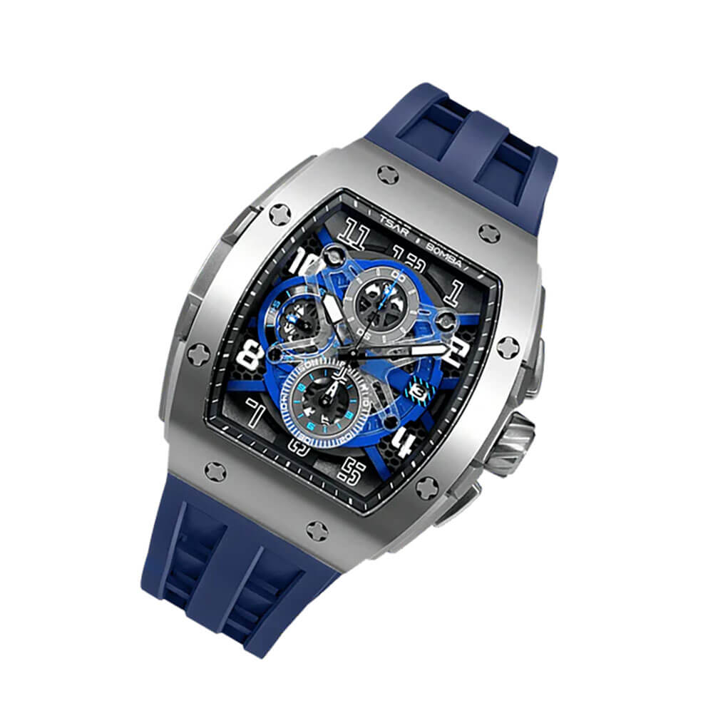 Мъжки часовник TSAR BOMBA Blue Majesty Edition TB8211BS