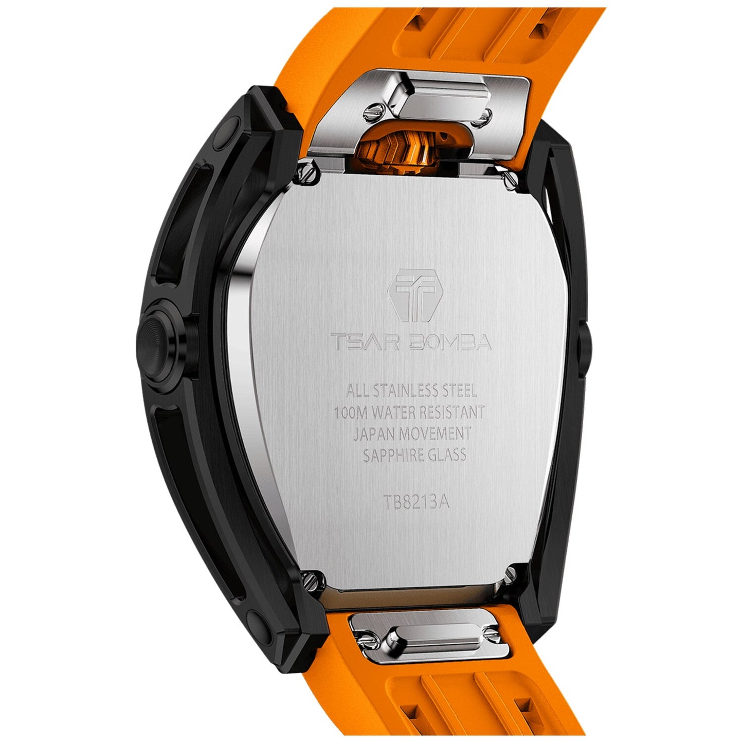 Мъжки часовник TSAR BOMBA Pulse Reactor Automatic Black Yellow TB8213YB 3