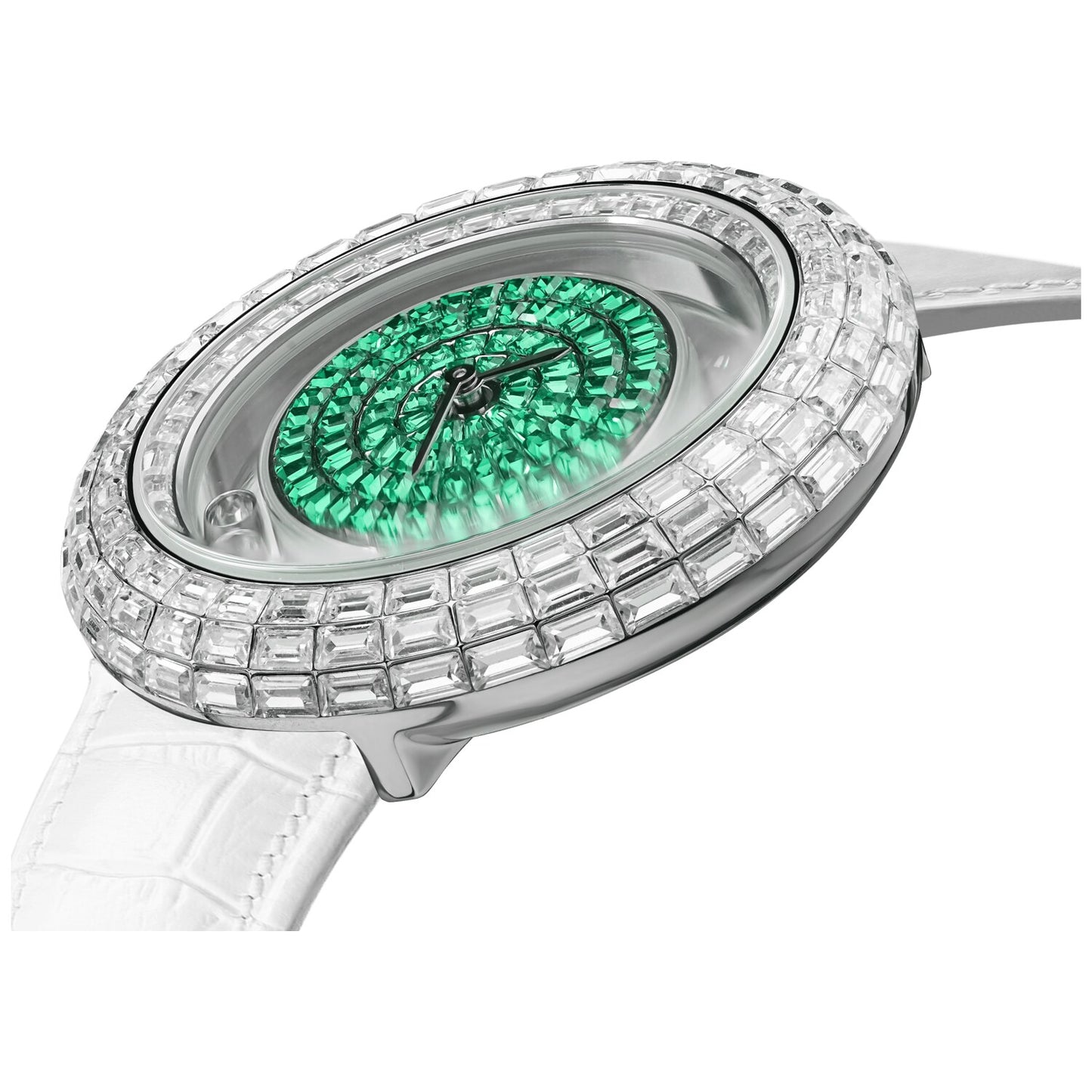 Дамски часовник TSAR BOMBA Nucleus Femme Swiss White Green TB8215L-02 4
