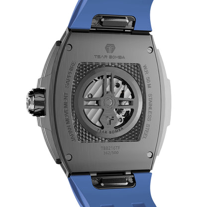 Мъжки часовник TSAR BOMBA Neutron Limited Edition Automatic Blue TB8216TF-03 2