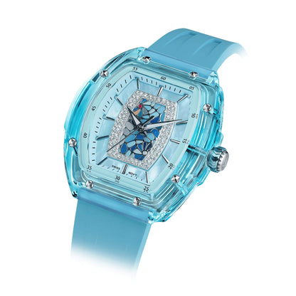 Дамски часовник TSAR BOMBA Crystal Chic Swiss TB8219G