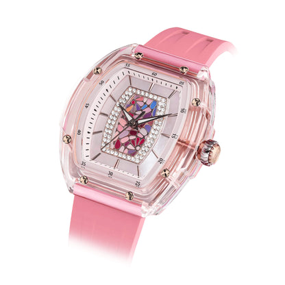 Дамски часовник TSAR BOMBA Crystal Chic Swiss TB8219P