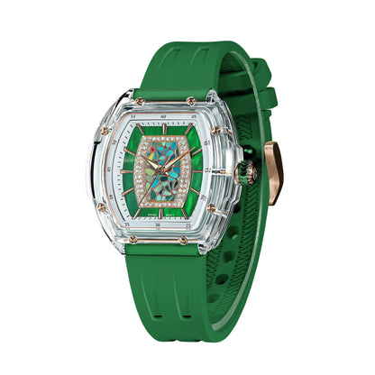 Дамски часовник TSAR BOMBA Crystal Chic Swiss TB8219G