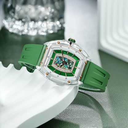 Дамски часовник TSAR BOMBA Crystal Chic Swiss TB8219G