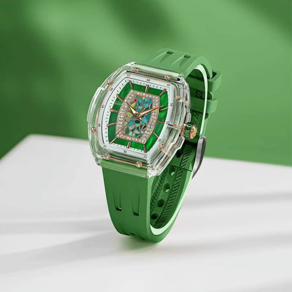 Дамски часовник TSAR BOMBA Crystal Chic Swiss TB8219G