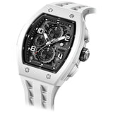Мъжки часовник TSAR BOMBA T-Elemental Bioceramic White TB8224B-01