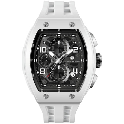 Мъжки часовник TSAR BOMBA T-Elemental Bioceramic White TB8224B-01 3