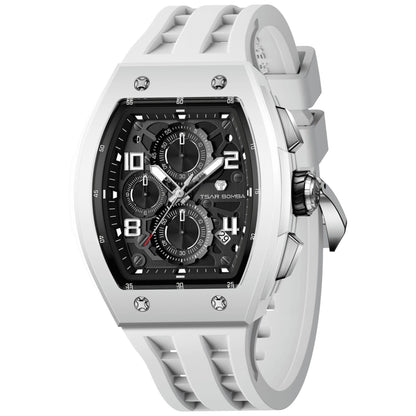 Мъжки часовник TSAR BOMBA T-Elemental Bioceramic White TB8224B-01 4