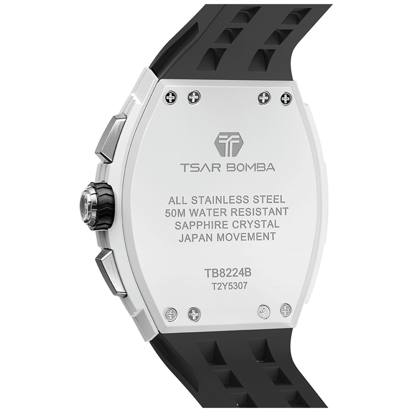 Мъжки часовник TSAR BOMBA T-Elemental Bioceramic Black TB8224B-03 - 2