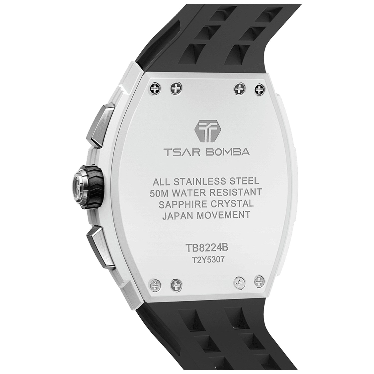Мъжки часовник TSAR BOMBA T-Elemental Bioceramic Black TB8224B-03 - 2