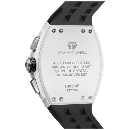 Мъжки часовник TSAR BOMBA T-Elemental Bioceramic Black TB8224B-03 - 2