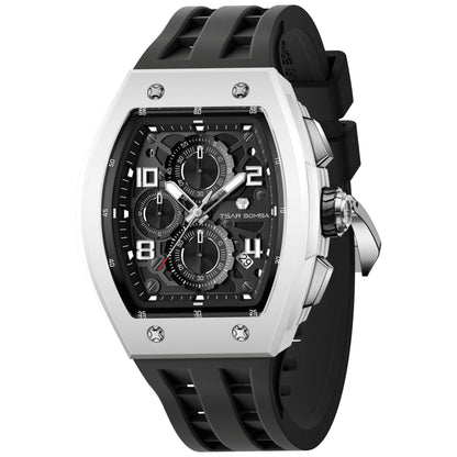 Мъжки часовник TSAR BOMBA T-Elemental Bioceramic Black TB8224B-03 - 4