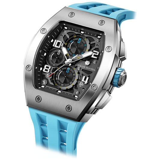 Мъжки часовник TSAR BOMBA T-Elemental Elite Blue TB8224Q-05