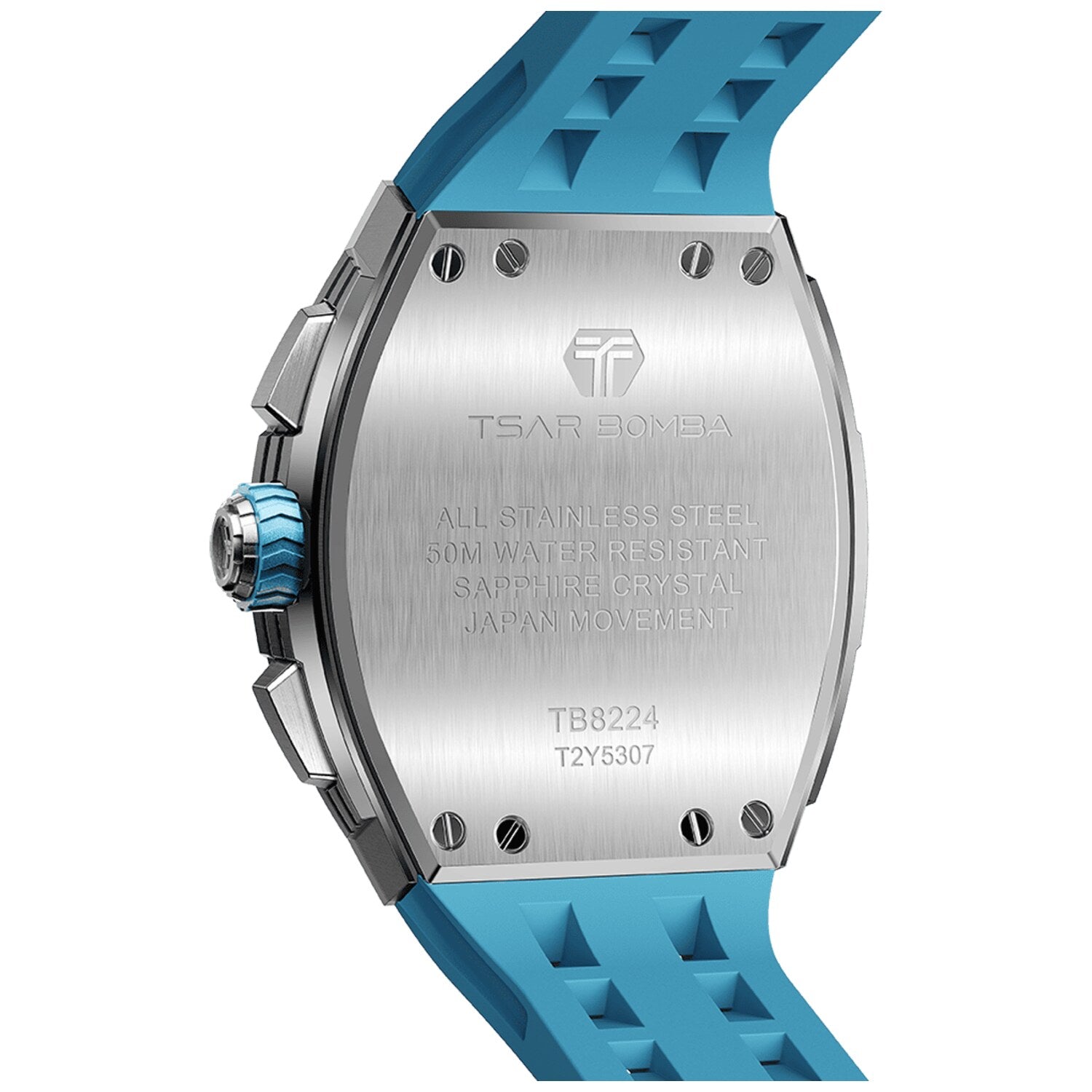 Мъжки часовник TSAR BOMBA T-Elemental Elite Blue TB8224Q-05 2