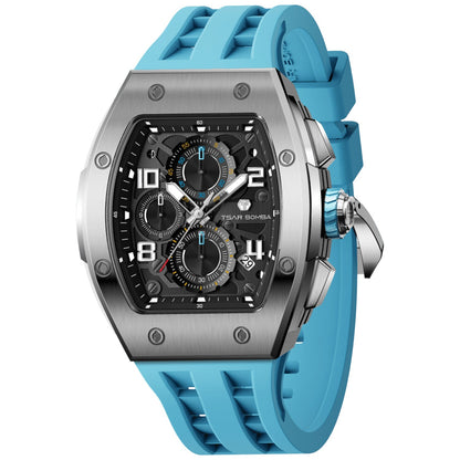 Мъжки часовник TSAR BOMBA T-Elemental Elite Blue TB8224Q-05 4