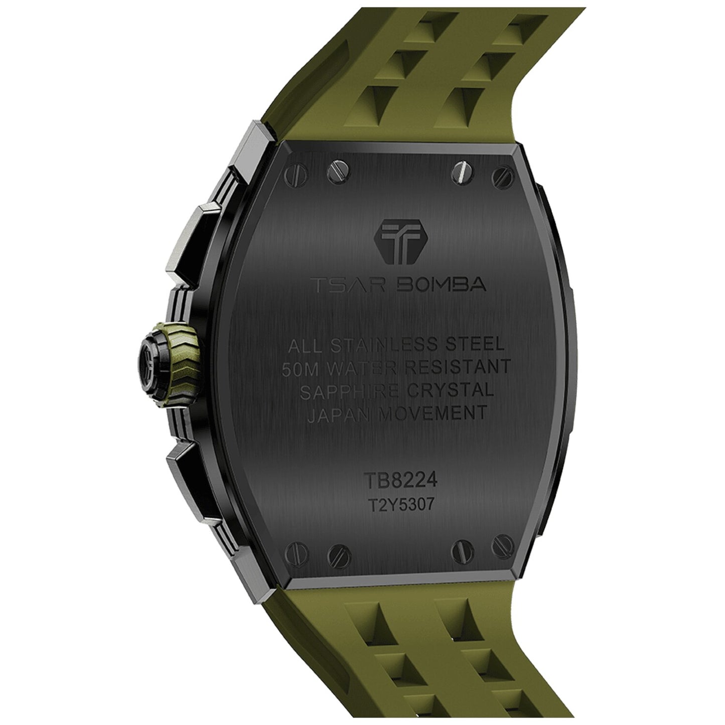 Мъжки часовник TSAR BOMBA T-Elemental Olive Green TB8224Q-06 2