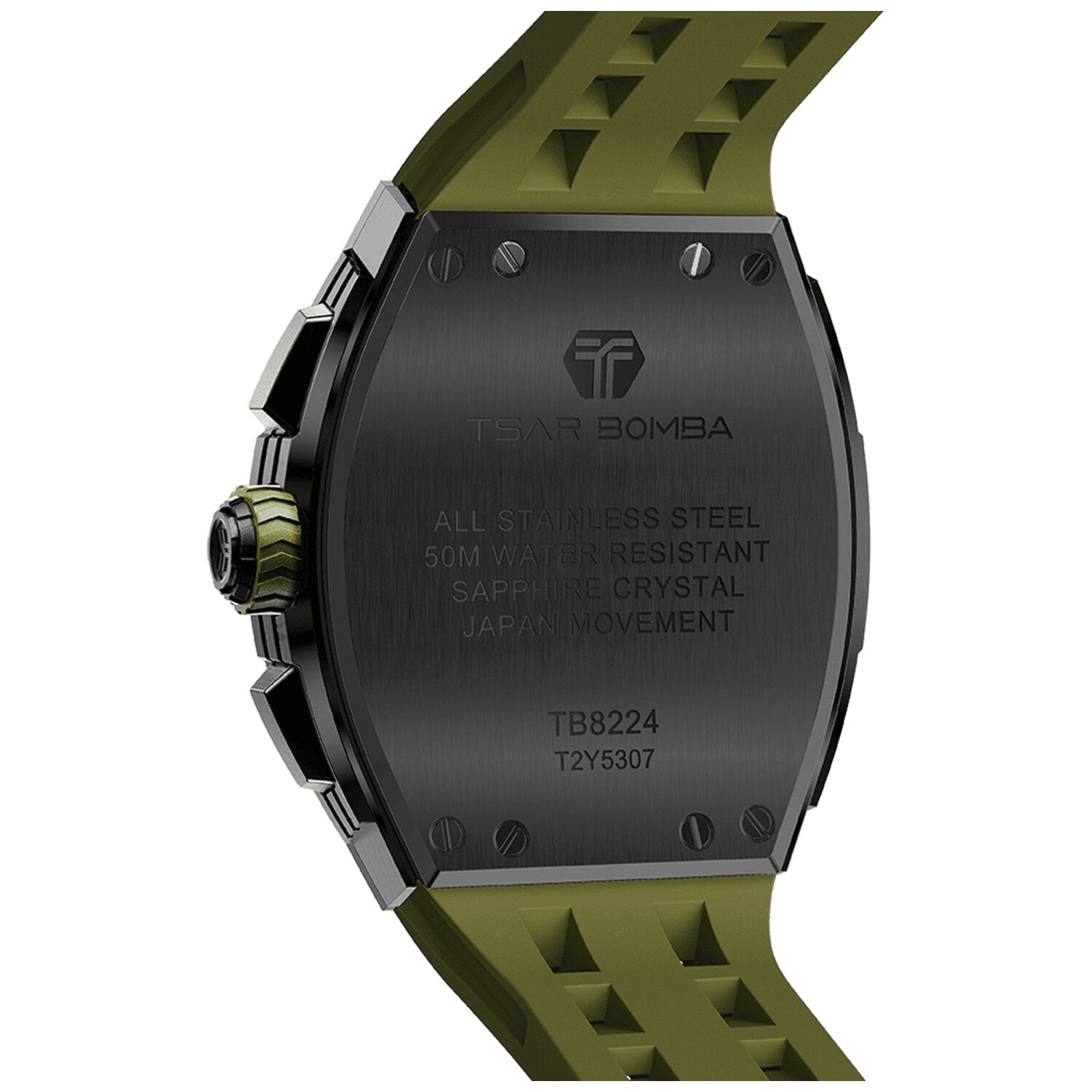 Мъжки часовник TSAR BOMBA T-Elemental Olive Green TB8224Q-06 2
