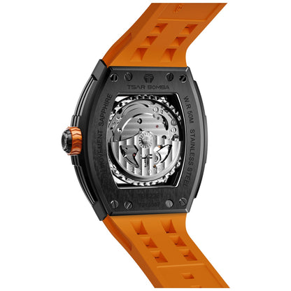 Мъжки часовник TSAR BOMBA T-Elemental Automatic Black Orange TB8228A-02 - 2
