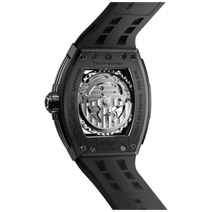 Мъжки часовник TSAR BOMBA T-Elemental Automatic Black TB8228A-03 - 2