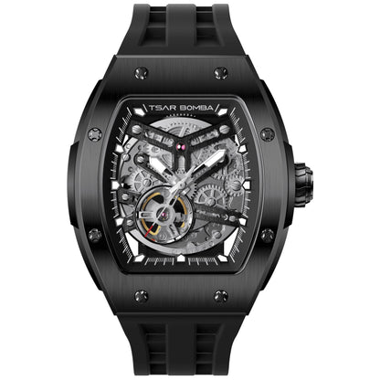 Мъжки часовник TSAR BOMBA T-Elemental Automatic Black TB8228A-03 - 3