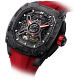 Мъжки часовник TSAR BOMBA Dark Matter 5 Automatic Red TB8605-01