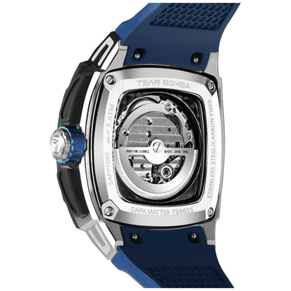Мъжки часовник TSAR BOMBA Dark Matter 5 Automatic Blue TB8605-02 2