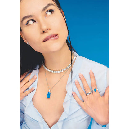 Пръстен Thomas Sabo x HARIBO Mini Blue Goldbear Zirconia