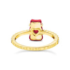Пръстен Thomas Sabo x HARIBO Mini Red Goldbear Zirconia 18k златно покритие EU54