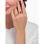 Пръстен Thomas Sabo x HARIBO Mini Red Goldbear Zirconia 18k златно покритие EU54