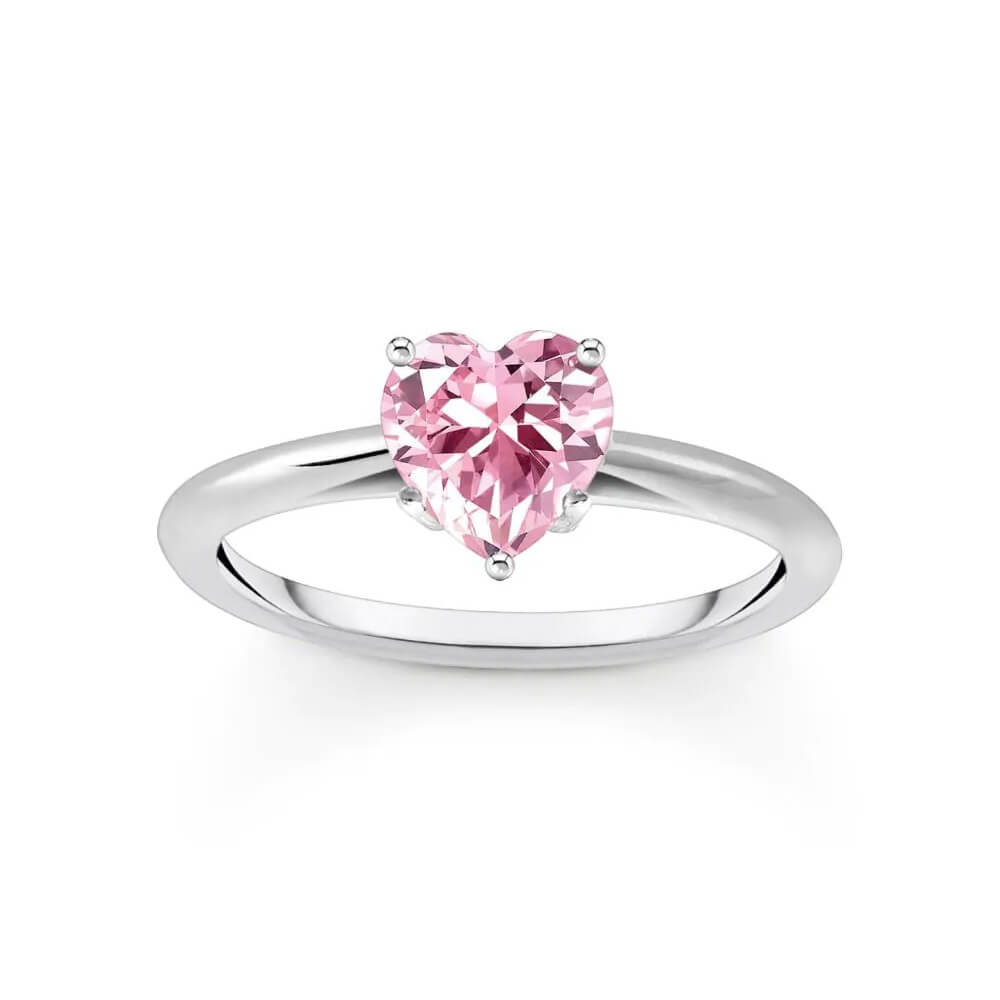 Пръстен Thomas Sabo Heart сребърен EU54