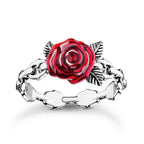 Пръстен Thomas Sabo Roses Romance сребърен