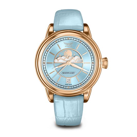 Часовник Aviator Douglas Moonflight 36MM V.1.33.2.360.4