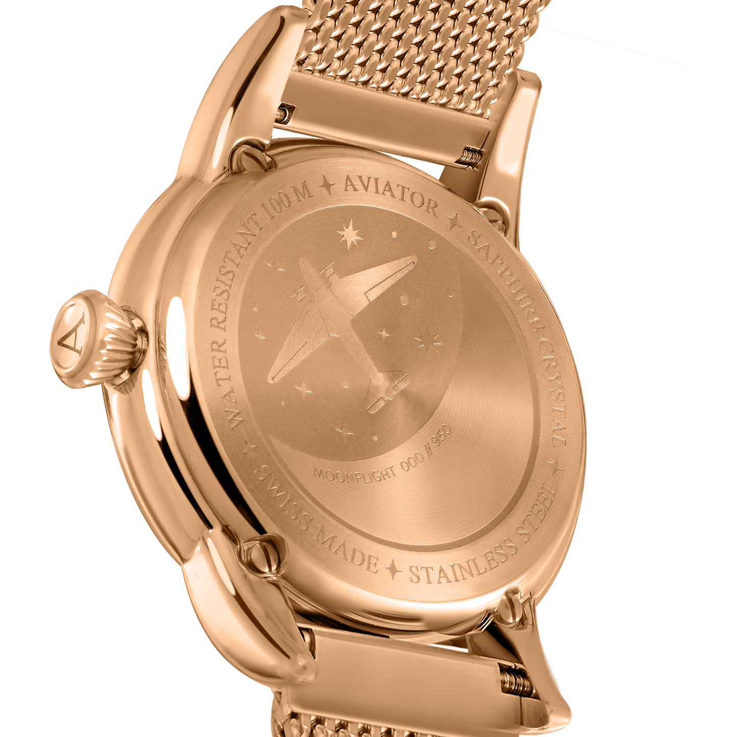 Aviator Moonflight 36M - Дамски Часовник С Лунна Фаза