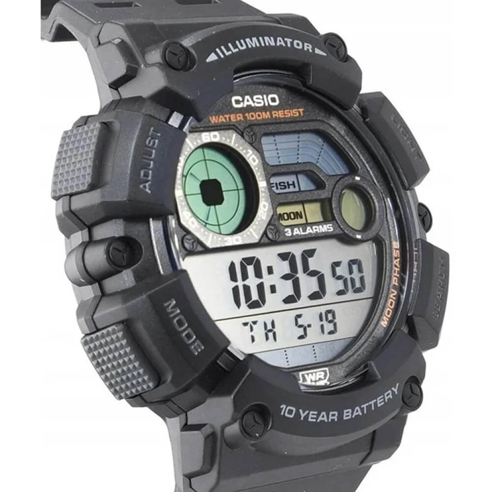 Мъжки часовник Casio Outgear Fishing WS-1500H-1AVEF