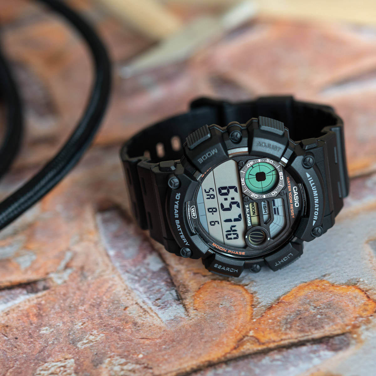 Мъжки часовник Casio Outgear Fishing WS-1500H-1AVEF