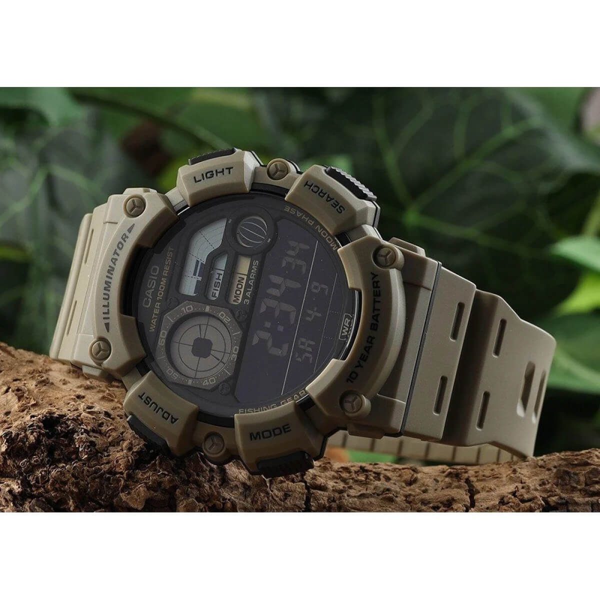 Мъжки часовник Casio Outgear Fishing WS-1500H-5BVEF